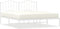 vidaXL - Bedframe - met - hoofdbord - metaal - wit - 160x200 - cm