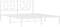 vidaXL - Bedframe - met - hoofdbord - metaal - wit - 160x200 - cm