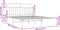 vidaXL - Bedframe - met - hoofdbord - metaal - wit - 160x200 - cm