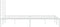 vidaXL - Bedframe - met - hoofdbord - metaal - wit - 160x200 - cm