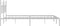 vidaXL - Bedframe - met - hoofdbord - metaal - wit - 160x200 - cm