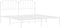 vidaXL - Bedframe - met - hoofdbord - metaal - wit - 160x200 - cm