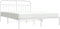 vidaXL - Bedframe - met - hoofdbord - metaal - wit - 180x200 - cm