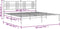vidaXL - Bedframe - met - hoofdbord - metaal - wit - 180x200 - cm