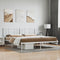 vidaXL - Bedframe - met - hoofdbord - metaal - wit - 180x200 - cm