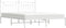 vidaXL - Bedframe - met - hoofdbord - metaal - wit - 180x200 - cm