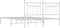 vidaXL - Bedframe - met - hoofdbord - metaal - wit - 180x200 - cm