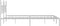 vidaXL - Bedframe - met - hoofdbord - metaal - wit - 180x200 - cm