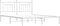 vidaXL - Bedframe - met - hoofdbord - metaal - wit - 180x200 - cm