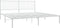 vidaXL - Bedframe - met - hoofdbord - metaal - wit - 180x200 - cm