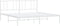 vidaXL - Bedframe - met - hoofdbord - metaal - wit - 180x200 - cm