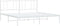 vidaXL - Bedframe - met - hoofdbord - metaal - wit - 180x200 - cm