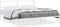 vidaXL - Bedframe - met - hoofdbord - metaal - wit - 183x213 - cm