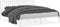 vidaXL - Bedframe - met - hoofdbord - metaal - wit - 183x213 - cm