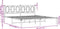vidaXL - Bedframe - met - hoofdbord - metaal - wit - 183x213 - cm