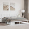 vidaXL - Bedframe - met - hoofdbord - metaal - wit - 183x213 - cm