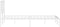 vidaXL - Bedframe - met - hoofdbord - metaal - wit - 183x213 - cm
