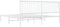 vidaXL - Bedframe - met - hoofdbord - metaal - wit - 183x213 - cm