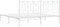 vidaXL - Bedframe - met - hoofdbord - metaal - wit - 183x213 - cm