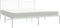 vidaXL - Bedframe - met - hoofdbord - metaal - wit - 183x213 - cm