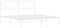 vidaXL - Bedframe - met - hoofdbord - metaal - wit - 183x213 - cm
