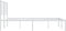 vidaXL - Bedframe - met - hoofdbord - metaal - wit - 183x213 - cm