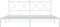 vidaXL - Bedframe - met - hoofdbord - metaal - wit - 183x213 - cm