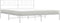 vidaXL - Bedframe - met - hoofdbord - metaal - wit - 183x213 - cm