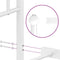 vidaXL - Bedframe - met - hoofdbord - metaal - wit - 183x213 - cm