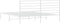 vidaXL - Bedframe - met - hoofdbord - metaal - wit - 183x213 - cm