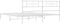 vidaXL - Bedframe - met - hoofdbord - metaal - wit - 183x213 - cm