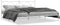 vidaXL - Bedframe - met - hoofdbord - metaal - wit - 193x203 - cm