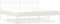 vidaXL - Bedframe - met - hoofdbord - metaal - wit - 193x203 - cm