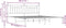 vidaXL - Bedframe - met - hoofdbord - metaal - wit - 193x203 - cm