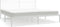 vidaXL - Bedframe - met - hoofdbord - metaal - wit - 193x203 - cm