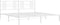 vidaXL - Bedframe - met - hoofdbord - metaal - wit - 193x203 - cm
