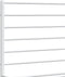 vidaXL - Bedframe - met - hoofdbord - metaal - wit - 193x203 - cm