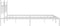 vidaXL - Bedframe - met - hoofdbord - metaal - wit - 193x203 - cm