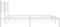 vidaXL - Bedframe - met - hoofdbord - metaal - wit - 193x203 - cm