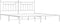 vidaXL - Bedframe - met - hoofdbord - metaal - wit - 193x203 - cm