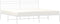 vidaXL - Bedframe - met - hoofdbord - metaal - wit - 193x203 - cm