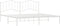 vidaXL - Bedframe - met - hoofdbord - metaal - wit - 193x203 - cm