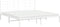 vidaXL-Bedframe-met-hoofdbord-metaal-wit-193x203-cm