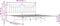 vidaXL - Bedframe - met - hoofdbord - metaal - wit - 200x200 - cm