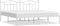 vidaXL - Bedframe - met - hoofdbord - metaal - wit - 200x200 - cm