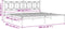 vidaXL - Bedframe - met - hoofdbord - metaal - wit - 200x200 - cm