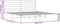vidaXL - Bedframe - met - hoofdbord - metaal - wit - 200x200 - cm