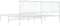 vidaXL - Bedframe - met - hoofdbord - metaal - wit - 200x200 - cm