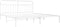 vidaXL - Bedframe - met - hoofdbord - metaal - wit - 200x200 - cm