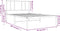 vidaXL - Bedframe - met - hoofdbord - metaal - wit - 80x200 - cm